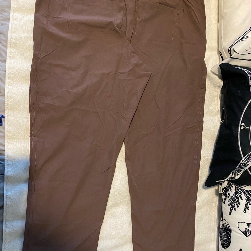 Kirkland Signature Brown Chinos Straight Leg Cotton Blend